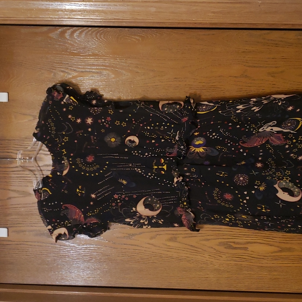 Zara constellation/fairy midi dress